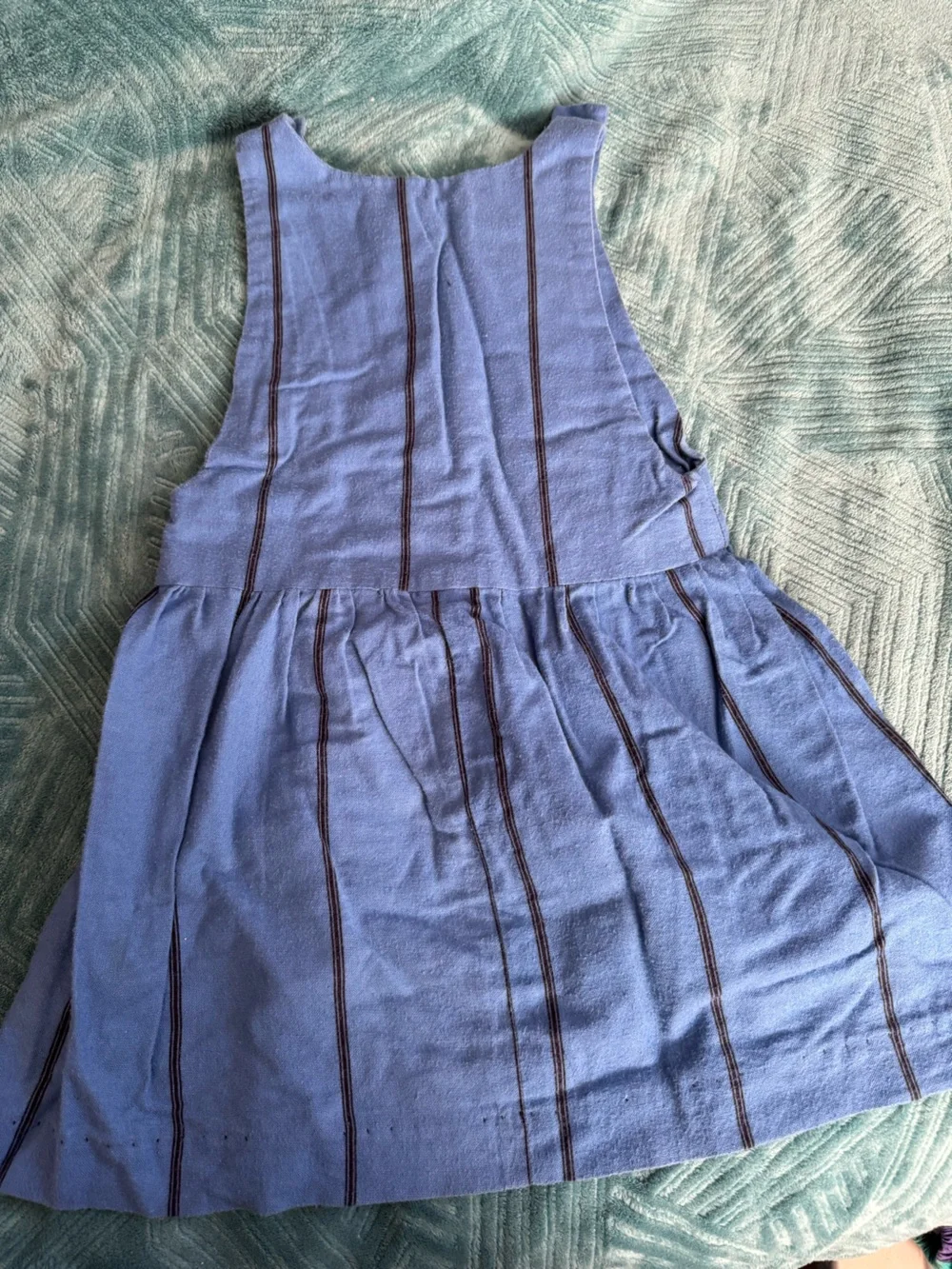 Blue Striped dress- hand made